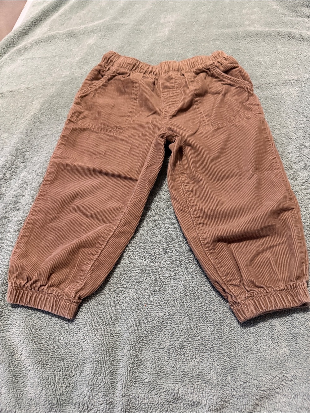 Carter's Rust Brown Corduroy Elastic-Waist Joggers